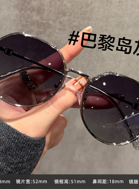 奶茶色墨镜女近视带度数防晒