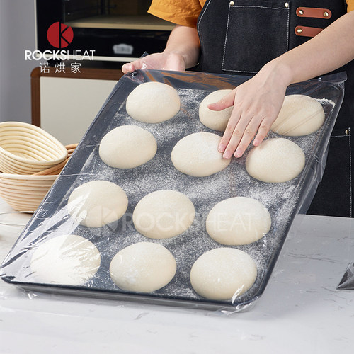 蓝色保鲜膜商用套发酵箱烤盘烘焙面团醒发箱专用食品级冷冻隔离膜 - 图0