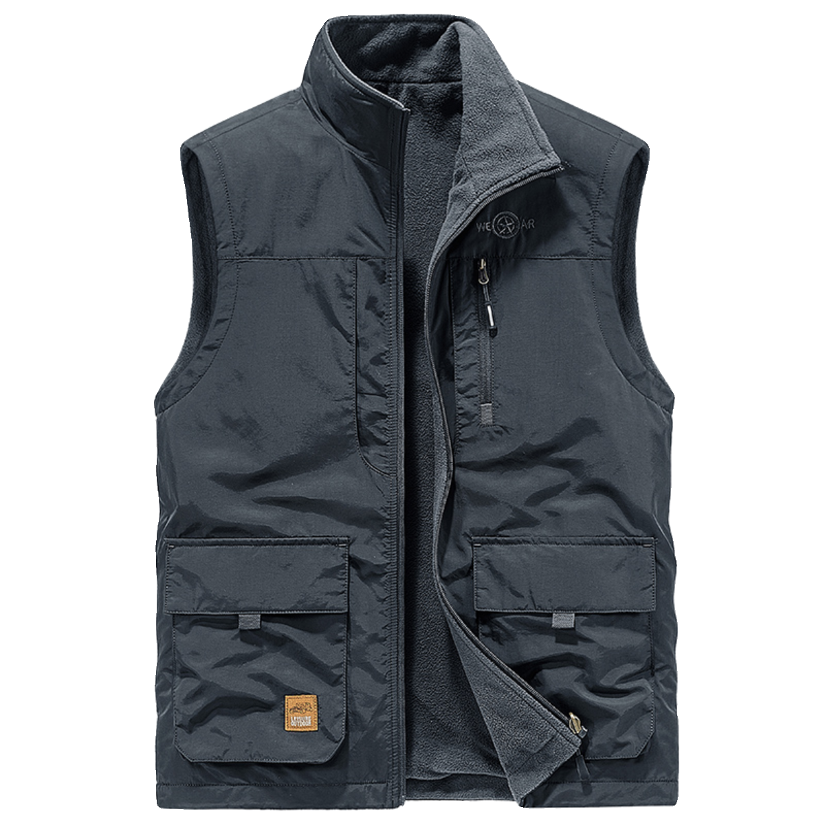 秋冬厚款摇粒绒马甲男士休闲坎肩户外多口袋双面穿抓绒背心马夹男,淘宝优惠券,粉丝福利购,淘宝优惠卷