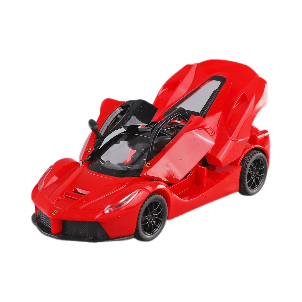声光小汽车仿真蝴蝶门城市跑车三开门法拉利车模儿童惯性玩具车,淘宝优惠券,粉丝福利购,淘宝优惠卷