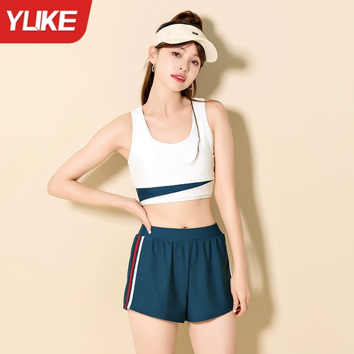 Раздельный купальник, комплект, премиум класс, по фигуре, 3 предмета