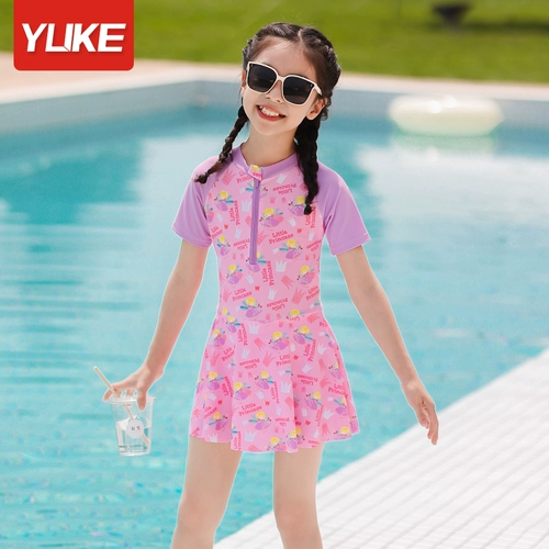 Детский милый купальник, быстросохнущий профессиональный плавательный аксессуар, новая коллекция, подходит для подростков