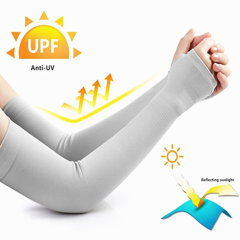 2PCS Arm Sleeves Warmers Sports Sleeve Sun UV Protection - 图1