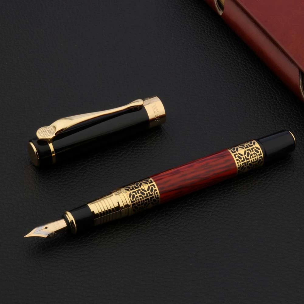 High Quality 530 Golden Carving Mahogany Luxury Business Sch - 图0