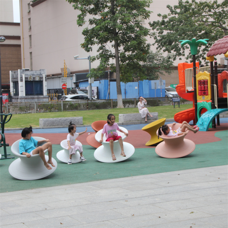 旋转大陀螺椅子不倒翁360度儿童前庭平衡感统训练器材商场休闲椅