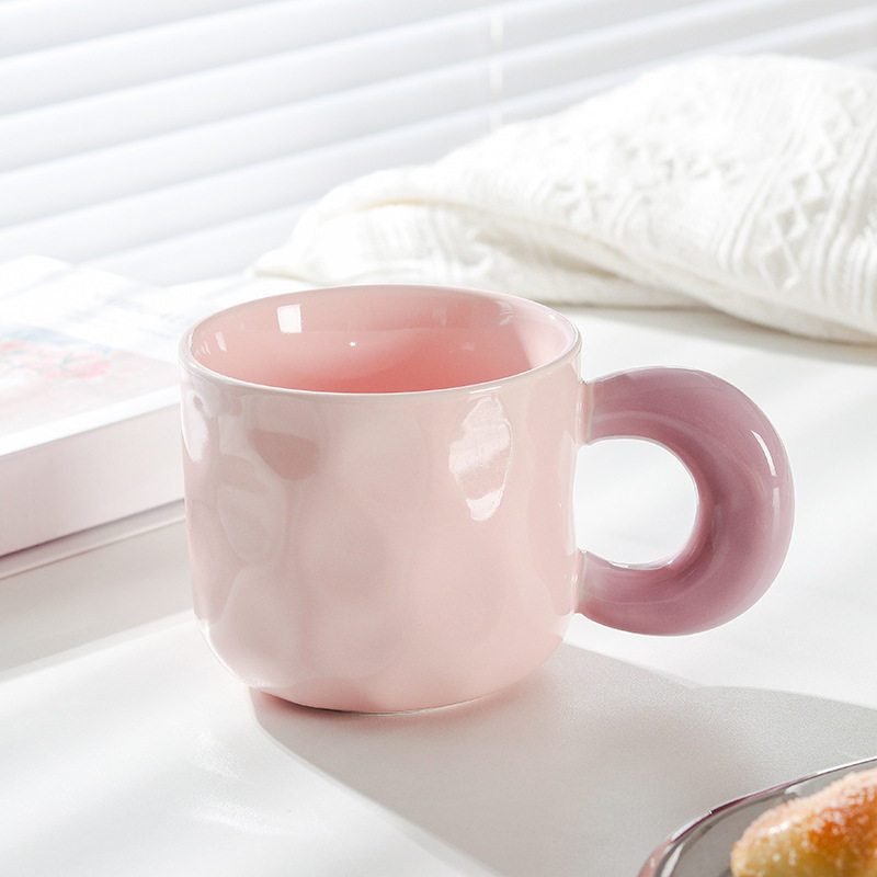 情侣水杯自画像毕业创带盖渐变马克杯陶瓷来图定制logo礼品水晶贴,淘宝优惠券,粉丝福利购,淘宝优惠卷