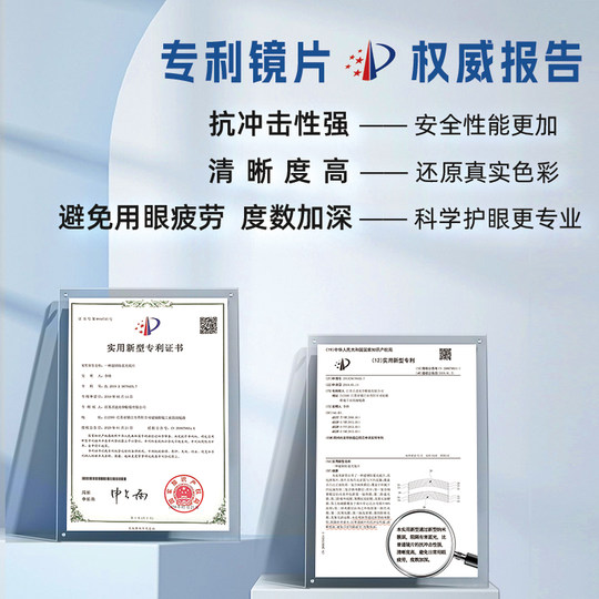 Sagawa patented anti-blue light aspherical lens