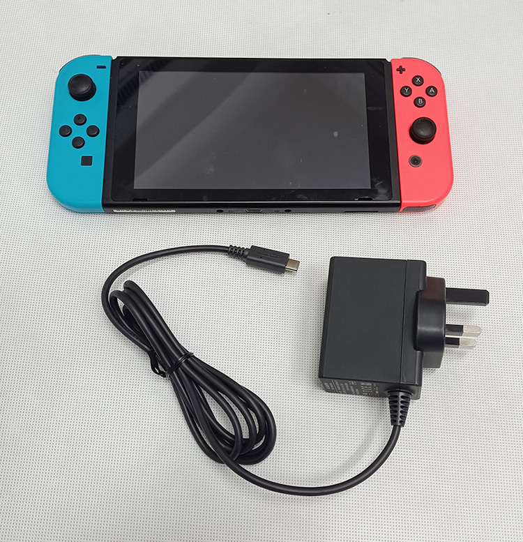 英规Switch充电器 电源 NS充电器   OLED底座电源 香港版 大三脚