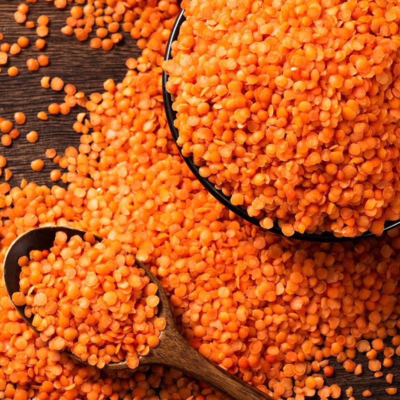 农家宝宝红扁豆 孕妇补铁红小扁豆非土耳其460g/袋现货 - 图0