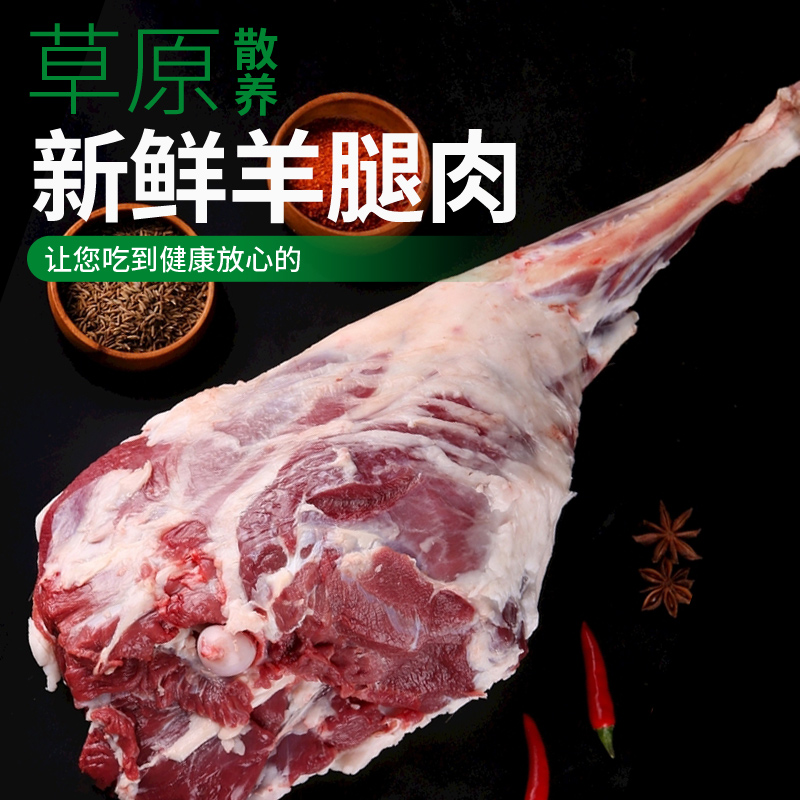 清真藏羊肉新鲜羊后腿肉现宰羔羊4斤甘肃高原甘加藏羊内蒙古羊排 - 图0