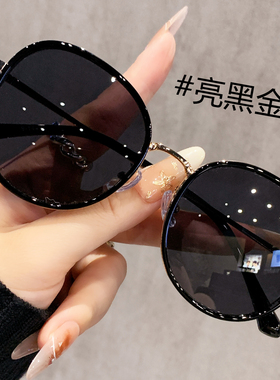 茶色墨镜女款2026新款高级感海边