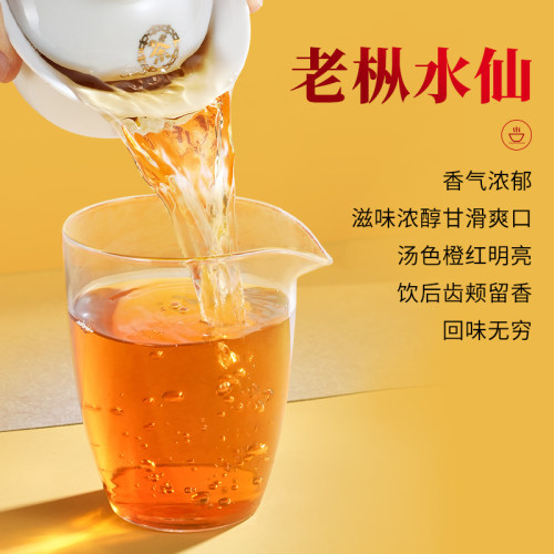 中茶乌龙茶 海堤AT102A浓香型黄罐升级125g岩茶老枞水仙  中粮 - 图1