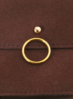 古法钛钢不褪色实心情侣对戒