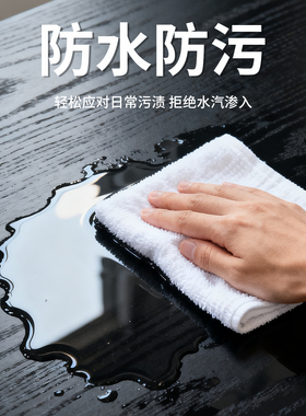 【无胶贴纸加厚】仿真黑色木纹