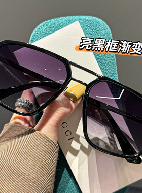 复古双梁飞行员墨镜男防紫外线