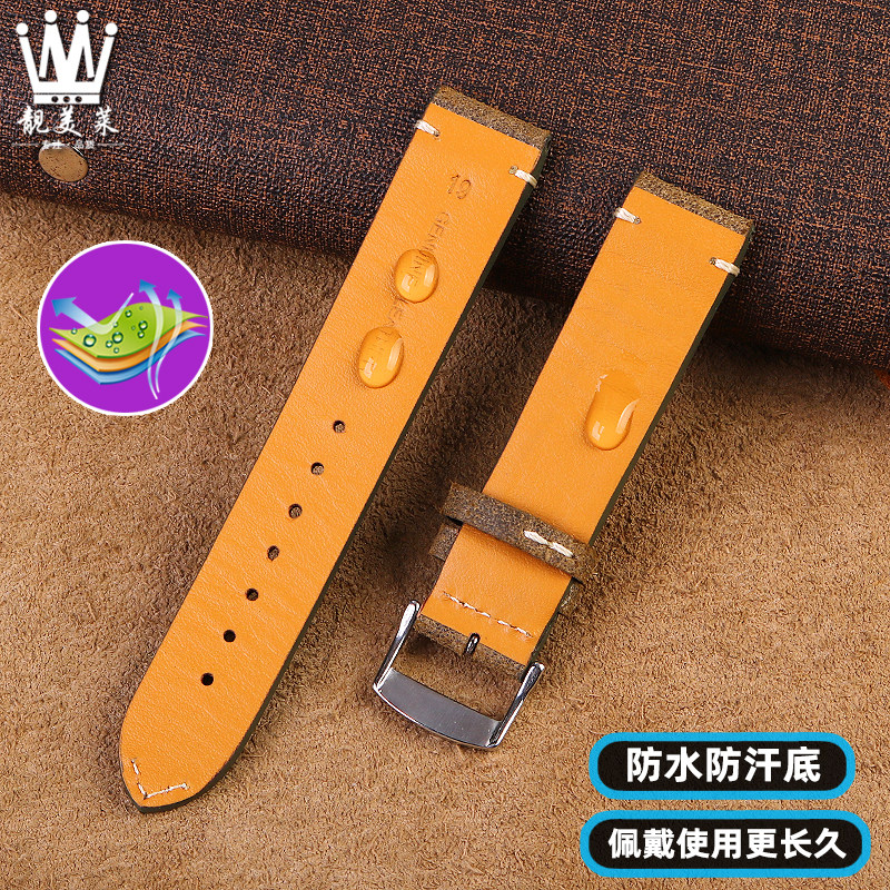 适配longines浪琴经典复刻男手表带 靓美莱配件