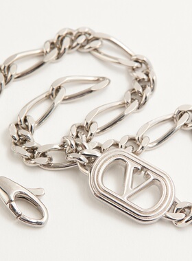 [线上限定]华伦天奴VALENTINO男士OVALETTE金属手链