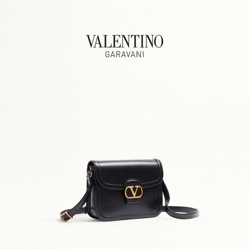 [季末优惠]华伦天奴VALENTINO女士 9TO5 牛皮革手袋单肩斜挎包 - 图0