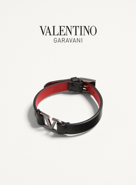 华伦天奴VALENTINO男士皮革手环