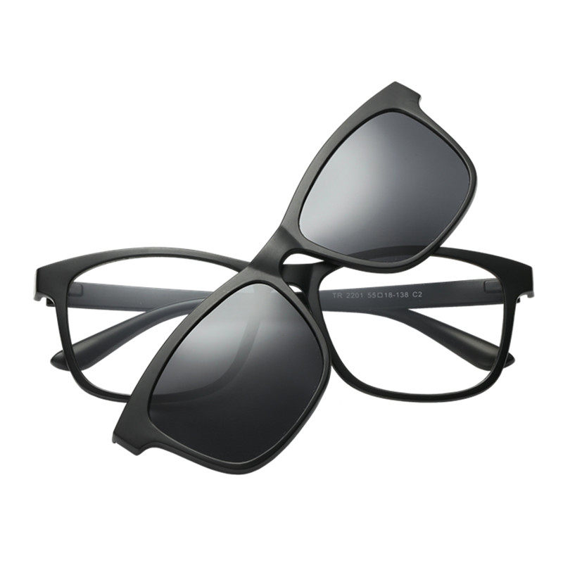 日夜两用磁吸套镜男司机开车 3d墨镜 视木眼镜太阳眼镜