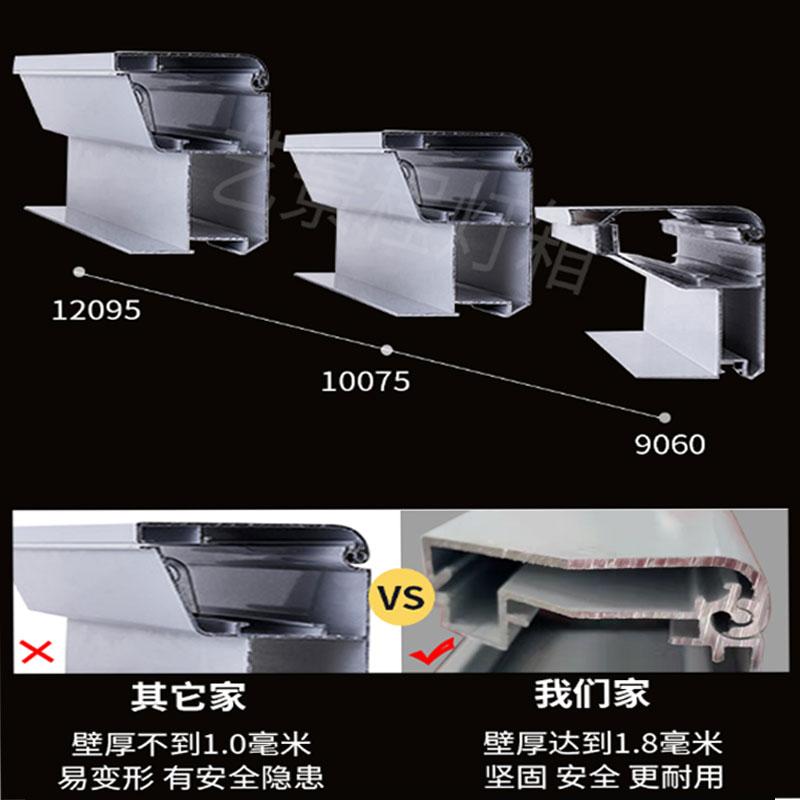 新款户外防水led拉布灯箱商场外墙刀刮布招牌卡布门头发光广告牌 - 图2