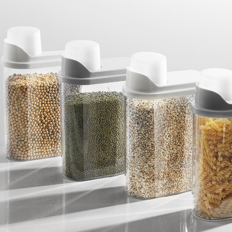 杂粮储物罐五谷收纳盒豆子储存宜家厨房收纳罐粮食密封罐