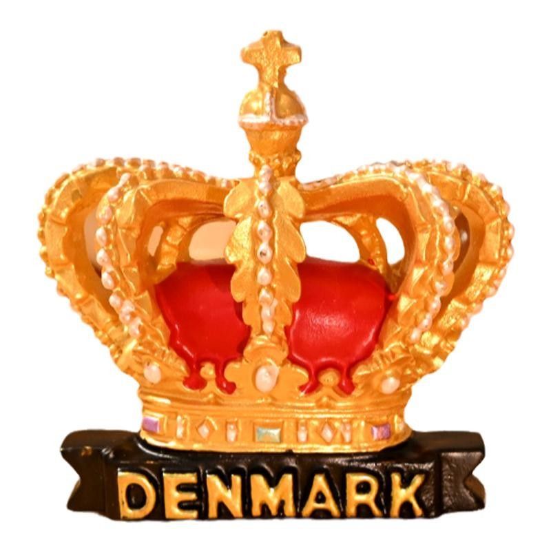 【丹麦】哥本哈根美人鱼皇冠冰箱贴旅游纪念品伴手礼创意高级感 - 图3