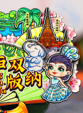 云南瓦猫大理丽江古城冰箱贴