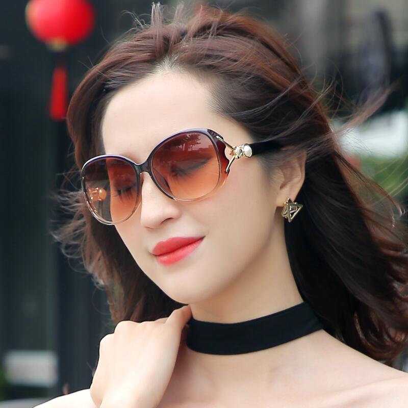 太阳镜女2023新款开车眼镜墨镜防紫外线韩版大脸高级感时尚遮阳镜