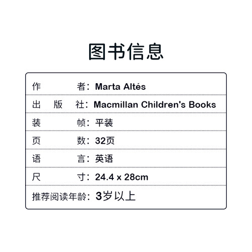 Marta Altes 故事绘本英文原版 Five More minutes 再多5分钟 幼儿时间管理绘本原版漫画书英文绘本 - 图3