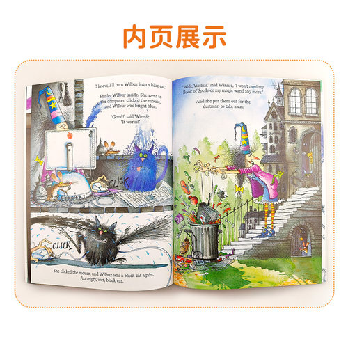 Winnie the Witch女巫温妮 WINNIE & WILBUR 温妮女巫25册 系列幽默图画and wilbur英文原版绘本 吴敏兰书单图画故事书读物 - 图1