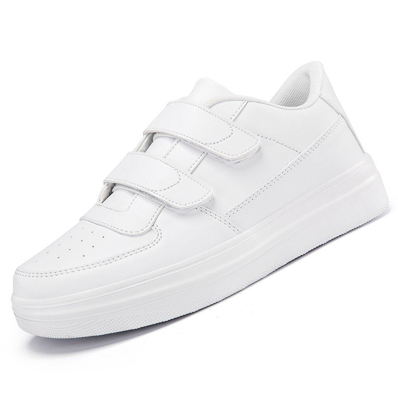 魔术贴男鞋春秋青少年小白鞋初中学生47白色板鞋无鞋带48大码鞋子,淘宝优惠券,粉丝福利购,淘宝优惠卷