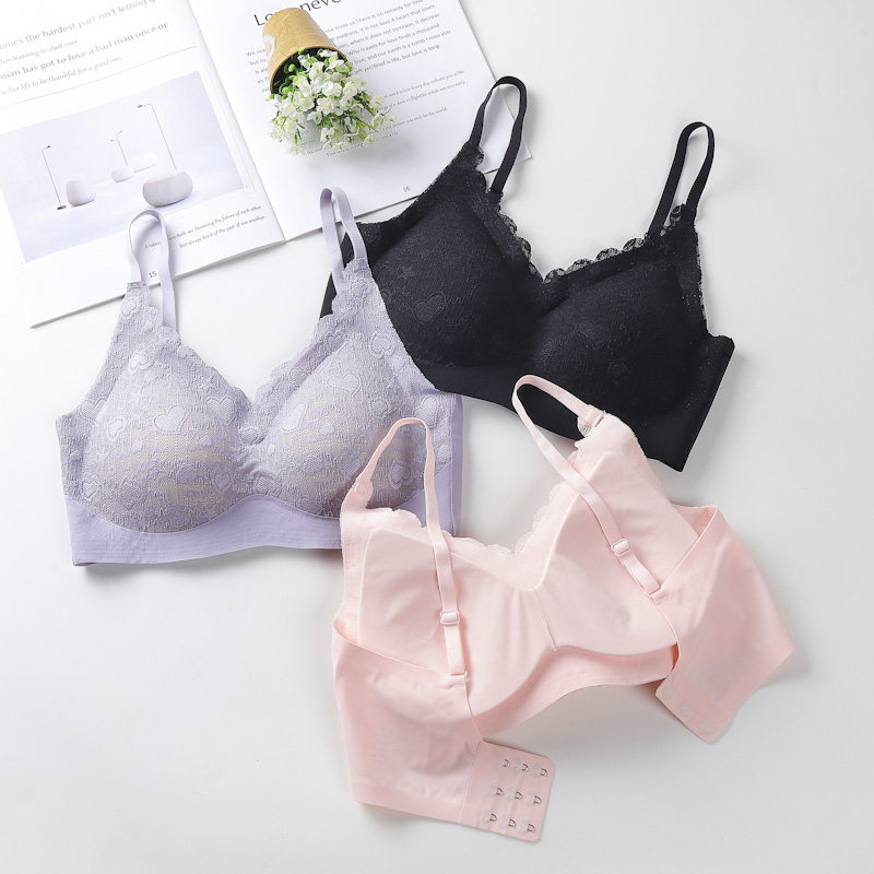 紫速正品乳胶无钢圈聚拢防下垂内衣 紫速文胸