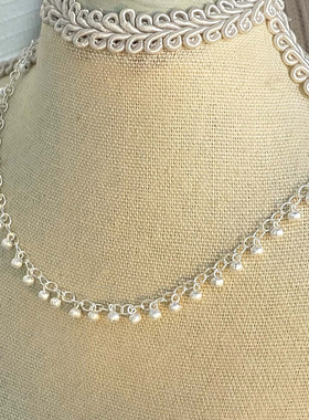 古罗珠宝女生s925纯银磨砂甜美