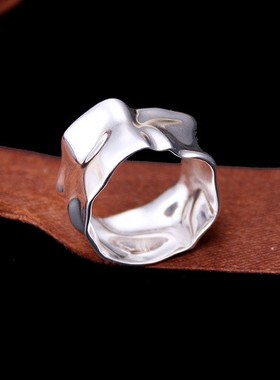 福利珠宝女925银戒指小众