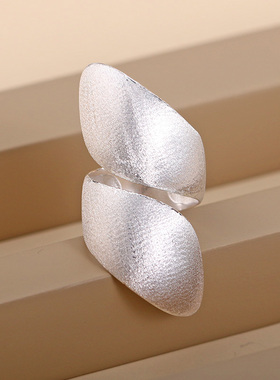 古罗珠宝纯银戒指银小众高级感