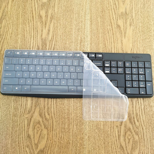 Logitech罗技MK315无线键盘保护膜K375s多设备无线蓝牙键盘防尘套MK235台式机按键凹凸垫罩键位膜全覆盖配件 - 图2