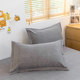 A pair of pure cotton coarse cloth pillowcases 48x74cm