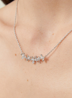 Mouhooland/暮后之地夏夜诗篇系列繁花锁骨链情侣款项链小众设计