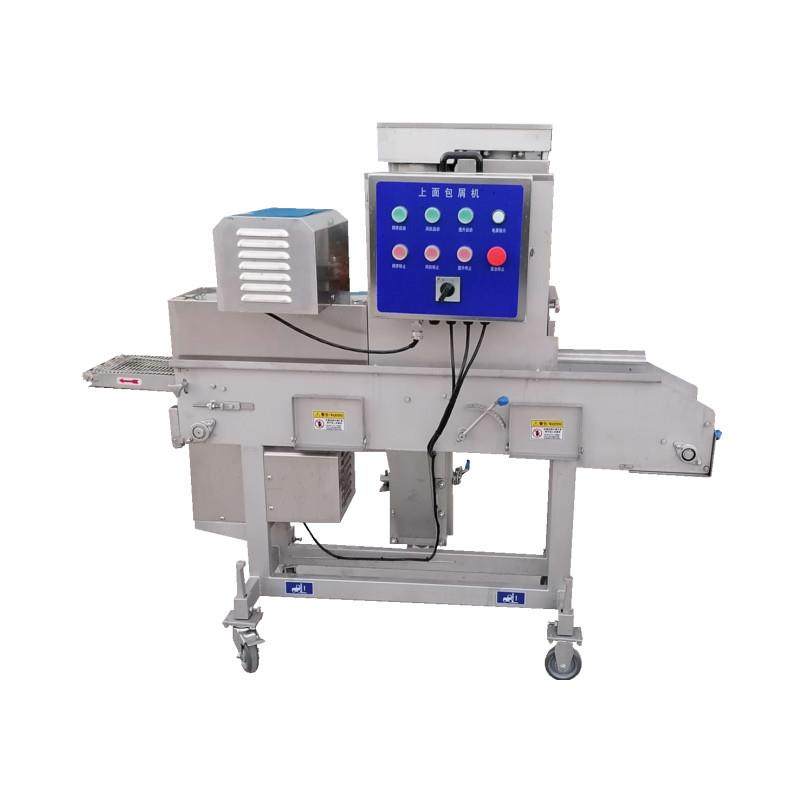 现货鱼饼上糠机虾饼成型机不锈钢鲜虾饼自动撒面包糠机器机械,淘宝优惠券,粉丝福利购,淘宝优惠卷