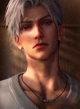 秦彻同款锁骨链cos黑方块项链