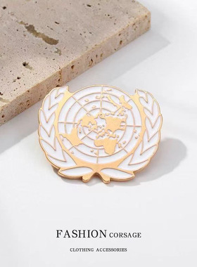 联合国可持续发展目标金属徽章