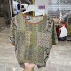 ເສື້ອຢືດ chiffon ຄໍເຕົ້າໄຂ່ທີ່ມີຄົນອັບເດດ: ໃໝ່ລະດູຮ້ອນພິມອອກ