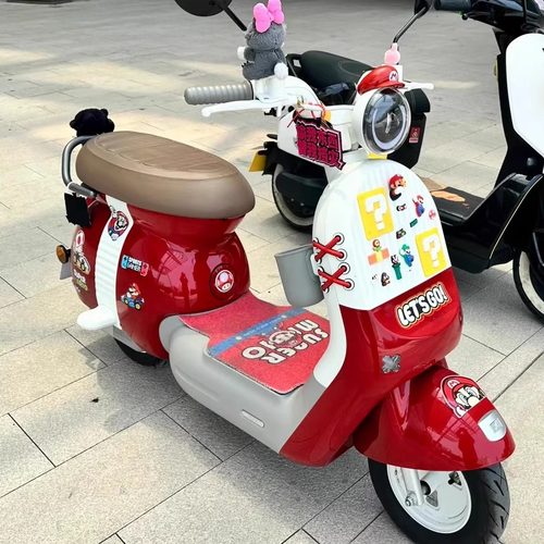 适用极核MO1/MO1i电动车仪表屏幕高清保护罩防尘罩马里奥脚垫装饰 - 图2