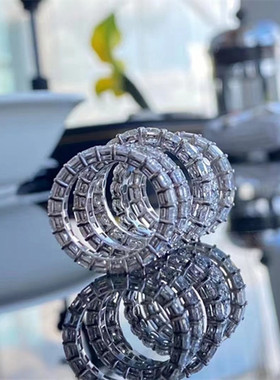 ins欧美风时尚排钻戒指女