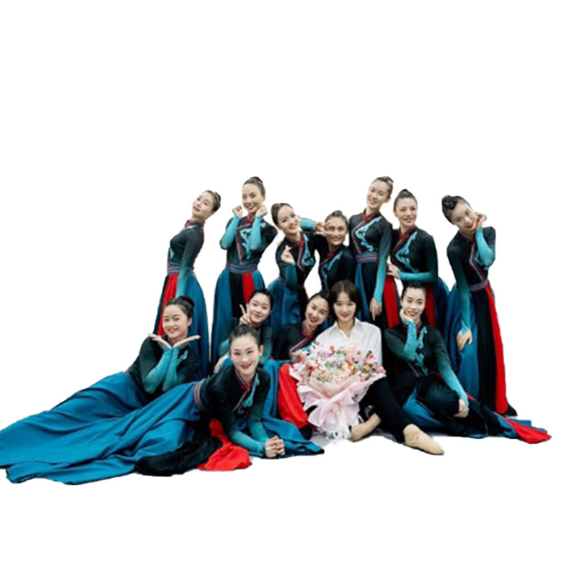 蒙古少数民族服装现代民族风女鸿雁 夕品民族服装/舞台装