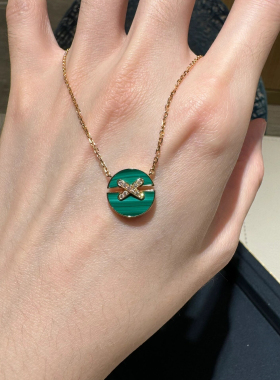 尚美伯爵K金交叉锁骨链