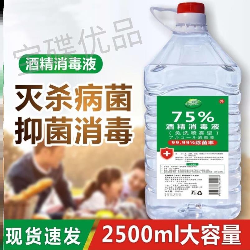 75度酒精消毒液疫情专用乙醇l消毒水杀菌喷雾家用消毒剂皮肤消毒 - 图1