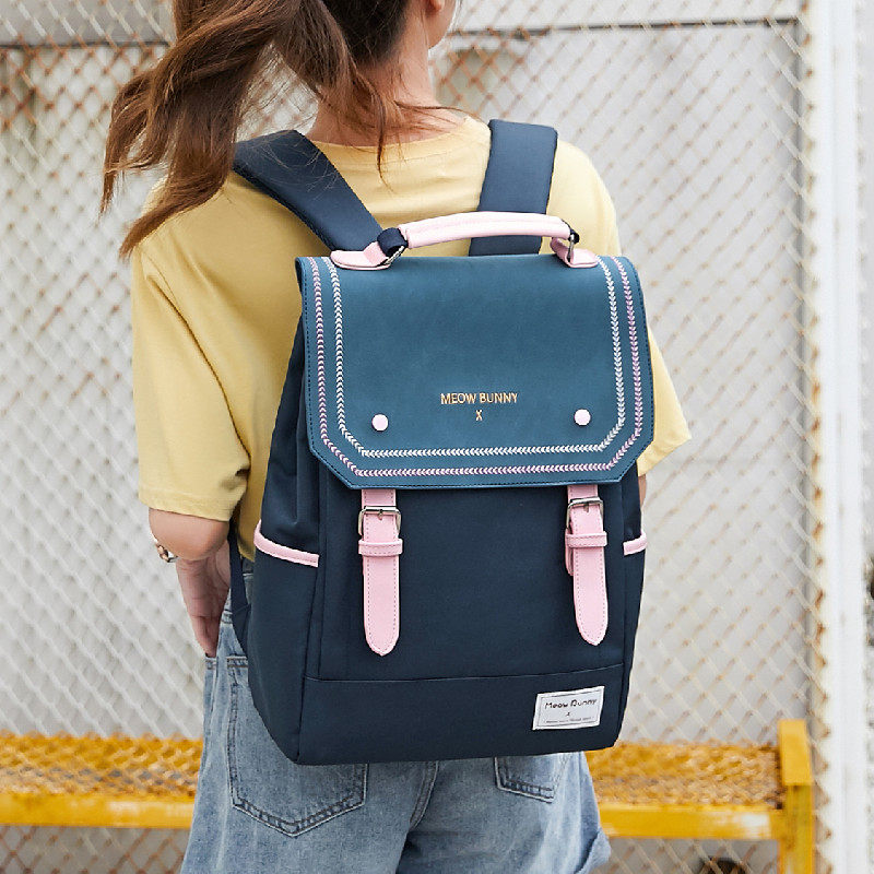 meow bunny女韩版高中2020年电脑包 meowbunny箱包双肩背包