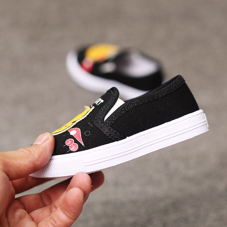 春秋小童休闲鞋婴幼儿园软底宝宝布鞋女童男童潮款童鞋儿童帆布鞋